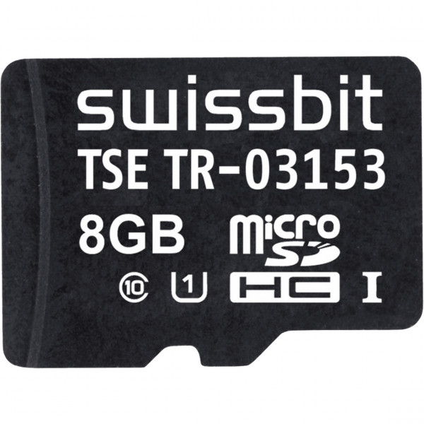 Swissbit TSE, microSD-Karte, 8 GB, Laufzeit 4-5 Jahre, vereinzelt