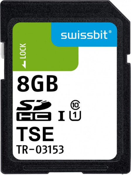 Swissbit TSE, SD-Karte, 8 GB, Laufzeit 4-5 Jahre, vereinzelt